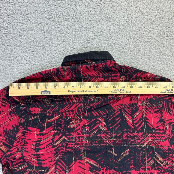 Cowboys Turtle Mens Black Red Long Sleeve Collared Casual Button Down Shirt - Picture 8 of 8